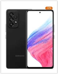 Smartphone Samsung Galaxy A53, 6,5”, 128GB, 5G, Android, Preto