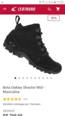 Bota oakley 57 % de desconto