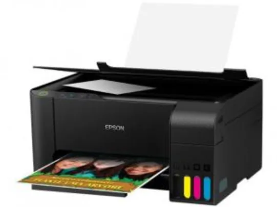 Impressora Multifuncional Epson EcoTank L3110 - Tanque de Tinta Colorida USB por R$ 607