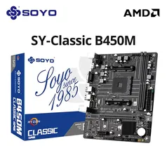 [ Taxa inclusa ] Placa mãe Amd Am4 Soyo B450M