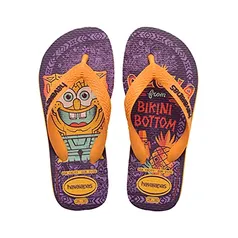 Chinelo Top Spongebob, Havaianas, Adulto Unissex, Laranja Citrus