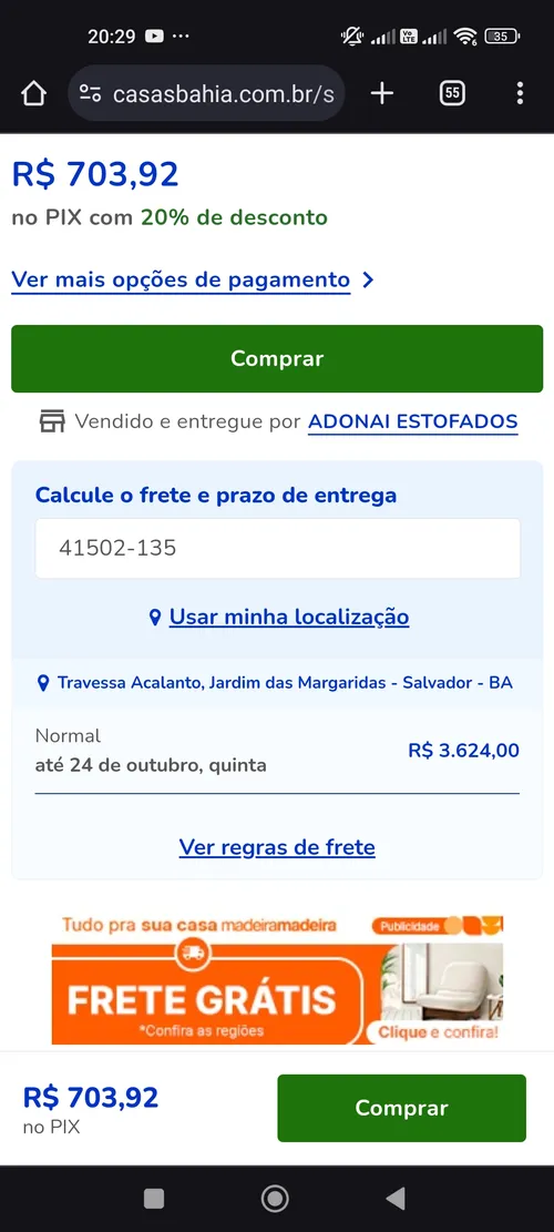 Imagen na descrição da promoção