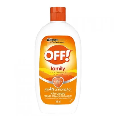 Repelente de Insetos Off! Loção Family 200ml