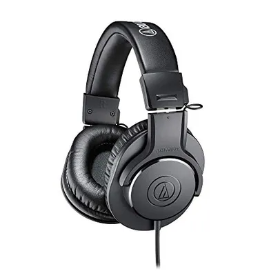 Fone de Ouvido Audio Technica ATH-M20x, Preto, Grande | R$432