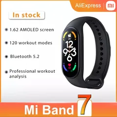 [NOVOS USUÁRIOS] Smartwatch Relógio Inteligente Xiaomi Mi Band 7 