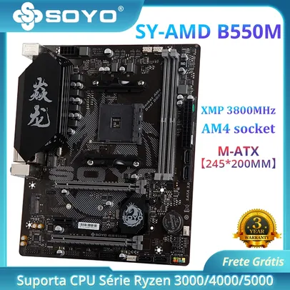 Placa mãe SY-AMD B550M Gaming