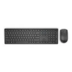 Teclado e mouse sem fio Dell - KM636 (preto/branco)