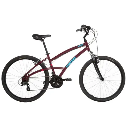 Bicicleta Caloi Aro 26 400 F Quadro 16 Alumínio Vinho