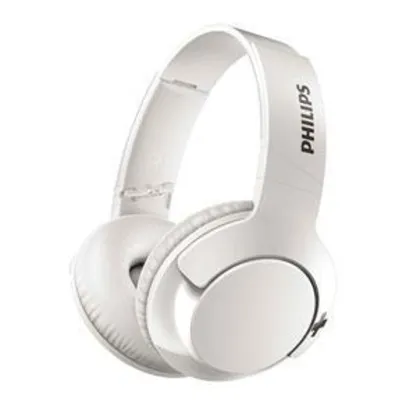 Fone de Ouvido Sem Fio Philips SHB3175WT/00 com Bass+, Haste Dobrável - Branco