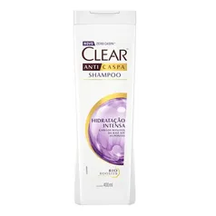 [Leve 2]Shampoo Anticaspa Clear Hidratação Intensa 400ml