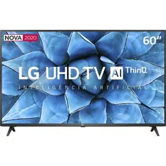 Smart TV Led 60'' LG 60UN7310 Ultra HD 4K AI Conversor Digital Integrado 3 HDMI 2 USB WiFi R$2.870
