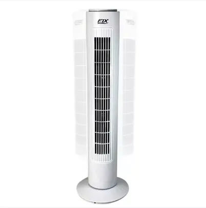 Ventilador De Coluna Circulador De Ar Branco Potente Fix