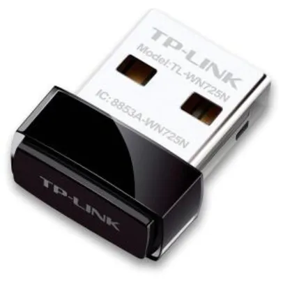 Mini Adaptador TP-Link Nano Wireless N USB 150 Mbps | R$ 49