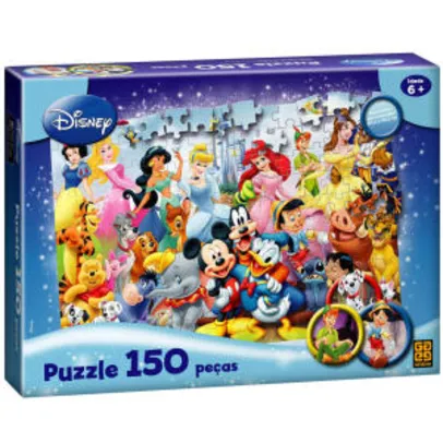 Quebra-Cabeça Disney -  Puzzle c/ 150 Peças | R$26