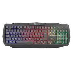 Teclado Membrana XTRIKE-ME KB-302, RGB, backlight, inglês | R$55