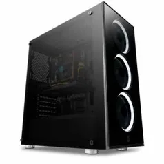 Computador Pichau Gamer, i3-9100F, RX 580 4Gb Sapphire Nitro+, 8GB DDR4, HD 1TB, 500W, Pouter 2 Branco