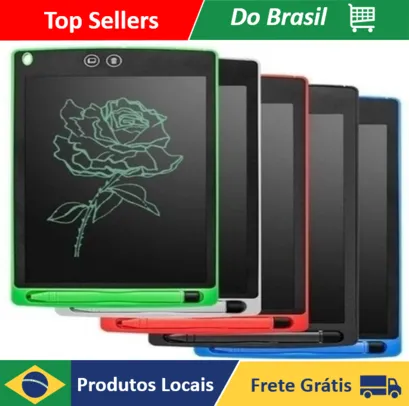 [Do Brasil/Moedas] Lousa Magica Tablet Lcd 8.5 Polegadas Escrever, Pintar E Desenhar - Brinquedos