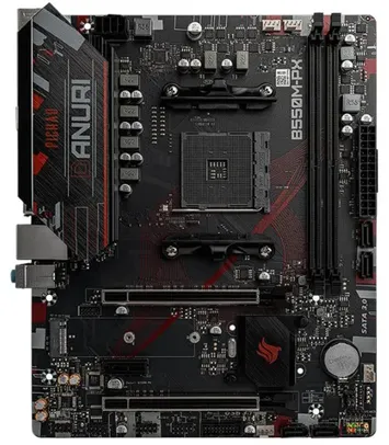 Placa Mae Pichau Danuri B550M-PX, DDR4, Socket AM4, M-ATX, Chipset AMD B550, PCH-DNRB550M-PX