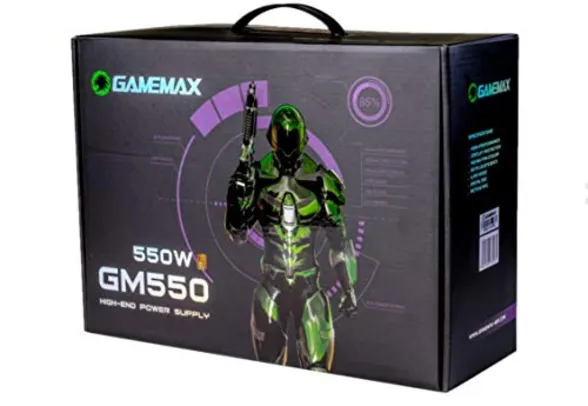 [PRIME DAY] Fonte ATX 550W Gamer GM550 Real 80 Plus Bronze PFC Ativo Gamemax | R$368