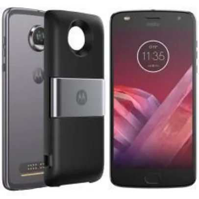 Smartphone Moto Z2 Play Power Pack & DTV 64GB - R$1295