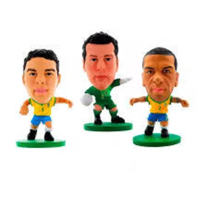 Kit com 3 Mini Figuras – CBF Soccerstarz - Creative 4,99