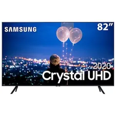 Smart TV LED 82" UHD 4K Samsung 82TU8000 Crystal UHD, Borda Infinita, Alexa Built In