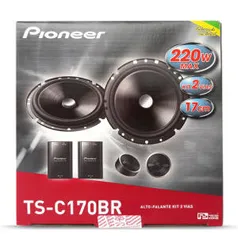 02 Par Kit 2 Vias Pioneer 6 pol 220w + Módulo Amplificador Stetsom