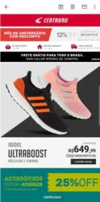 R$ 150 na LInha Adidas Ultra Boost