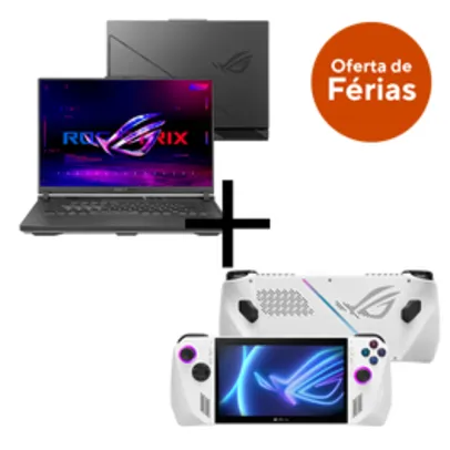 Notebook Gamer ROG Strix G16 G614JU-N3380W Eclipse Gray + ROG Ally