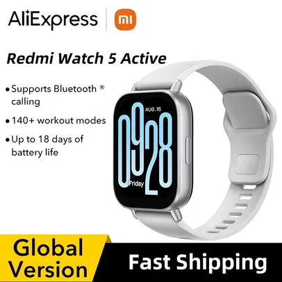 [Com Taxa] Smartwatch Xiaomi Redmi Watch 5 470mAh