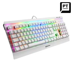 Teclado Mecânico Gamer Sharkoon SGK3, RGB, Switch Kailh Red, ABNT2