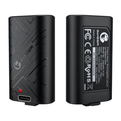 2 BATERIAS RECARREGÁVEIS 1600mAh cada p/ controles Xbox One/S e X