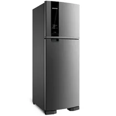 Geladeira Brastemp Frost Free Duplex 375 litros - Cor Inox com Espaço Adapt - 110v e 220v