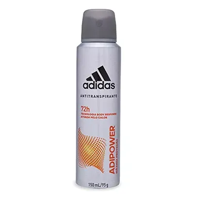 [Prime/Super/Rec] Desodorante Aerossol Adipower Masculino, Adidas, Branco, 150 Ml