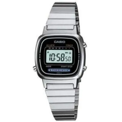 [EXTRA] - Relógio Feminino VINTAGE Analógico Casio - Prata por R$ 105
