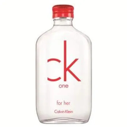 [BELEZA NA WEB] Ck One Red Edition for Her Perfume Feminino - Eau de Toilette 100ml - R$140