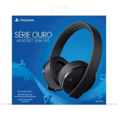 Headset Sem Fio Playstation Série Ouro - PS4 | R$ 359