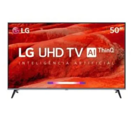 Smart TV LED 50" LG UM7510 Ultra HD 4K
