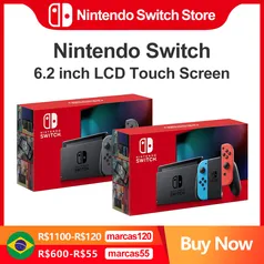 Nintendo Switch V2 Version Game Console Neon Set And Gray Set 6.2 Inch Lcd Touch Sc