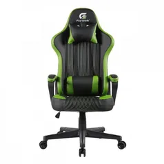 Cadeira Gamer Vickers Preta/Verde FORTREK | R$854