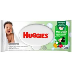 [Leve 5 pacotes] Lenço Umedecido Huggies Max Clean - 48 Unidades