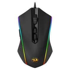 Mouse Gamer Redragon Memeanlion M710 RGB, 10000 DPI, 10 Botões, Black | R$170