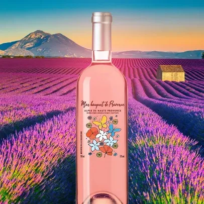 [ PRIME ] Vinho Rosé Mon Bouquet Francês Alpes De Haut Provence Aoc 750Ml