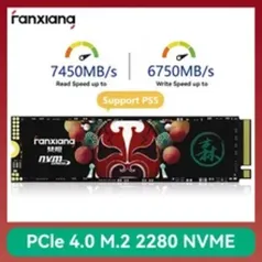 SSD Fanxiang 1TB NVME GEN4 7450/6800MB/s - Funciona no PS5