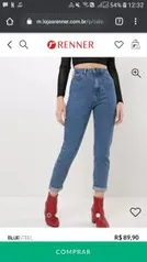 Calça Mom Jeans | R$63