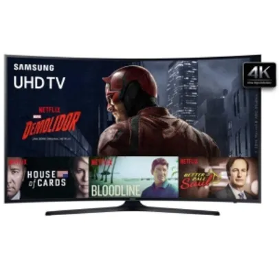 Smart TV LED Tela Curva 49" Samsung 49KU6300 Ultra HD 4K - 2.660,00