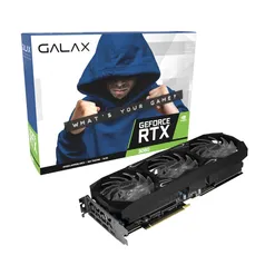 Placa de Vídeo Galax GeForce RTX 3080 SG 1-Click OC LHR 10GB GDDR6X 320bits 38NWM3MD99RG.