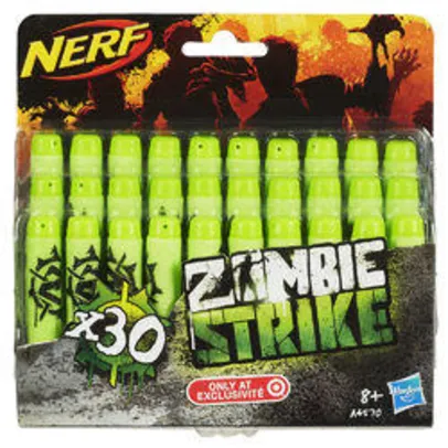 Refil Nerf Zombie 30 Dardos Hasbro Verde | R$22