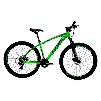 Bicicleta mtb Alúminio Cairu Lotus Aro 29 21 Marchas Shimano Freio à Disco Quadro 17.5