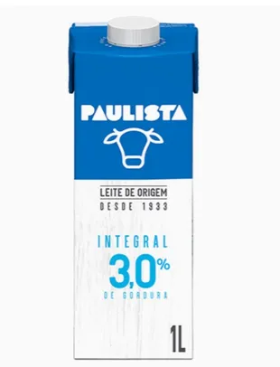 [SP] Leite Paulista Integral 1 L - (Estoque regional) 